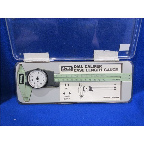RCBS 6  Dial Caliper with Case