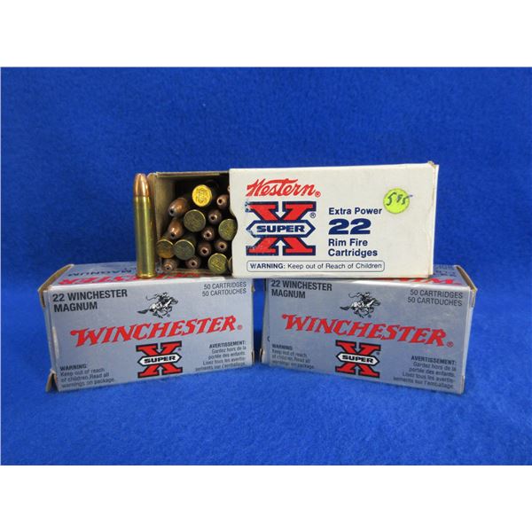 22 WMR 40gr Winchester and Western Cartridges