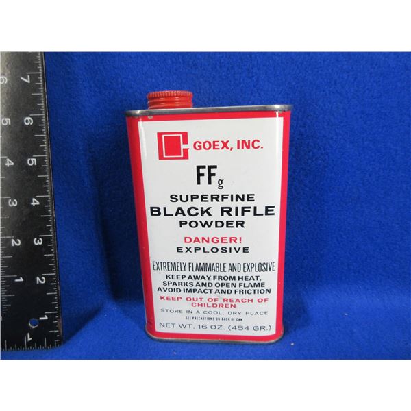 Goex FFg Black Rifle Powder - 300 Grams Including Tin