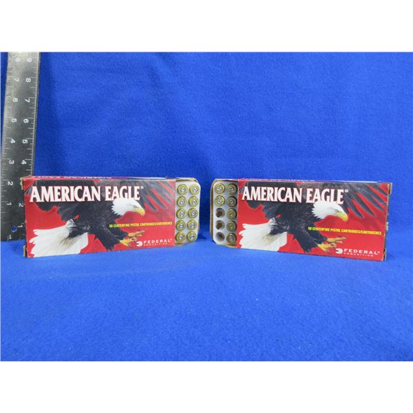 Brass Only - 45 Auto Unprimed- Box of 50, Box of 47