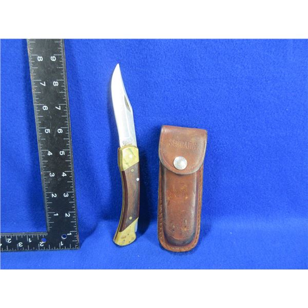 Schrade Uncle Henry Folding Blade Locking Knife