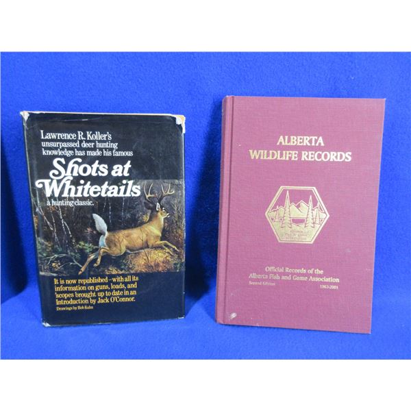 2 Books - Shots at Whitetails, Alberta Wildlife Records
