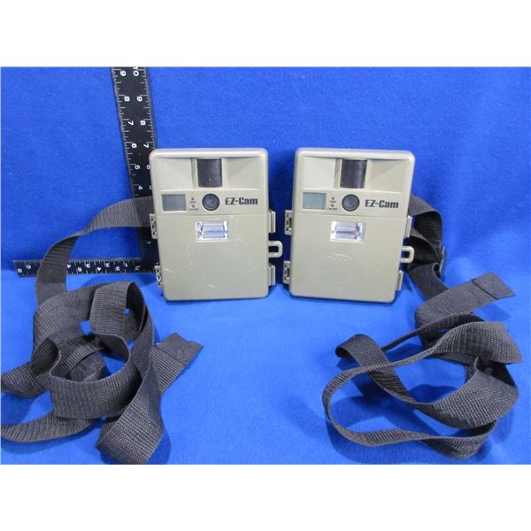 2 - EZ-Cam Trail Cameras - Need Batteries - Not Tested