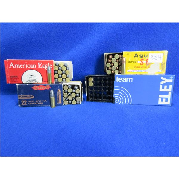 22 LR Assorted Cartridges - 3 Boxes of 50, Box of 2