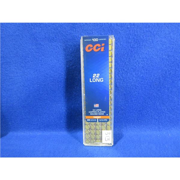 22 Long 29gr RN Copper-Plated CCI Cartridges