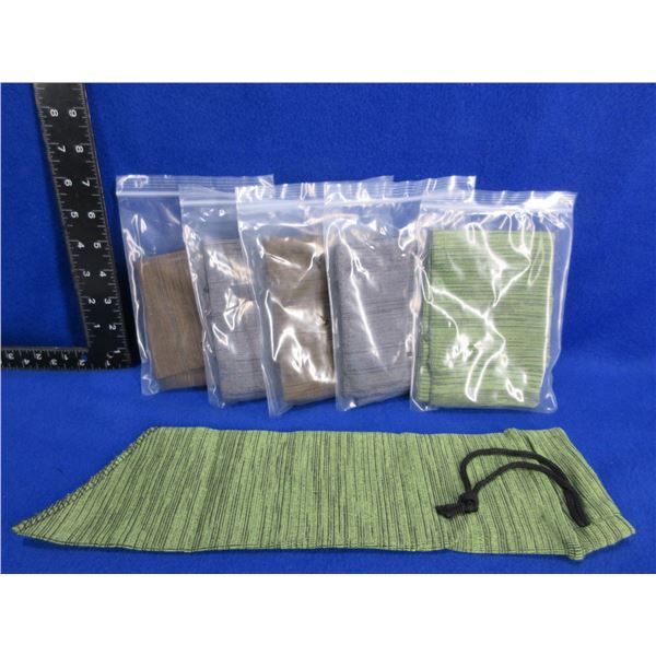 NEW - 6 Handgun Socks - 12" x 4"