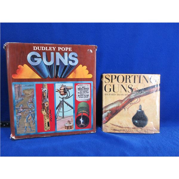 2 Books - Sporting Guns, Guns by Dudley Pope