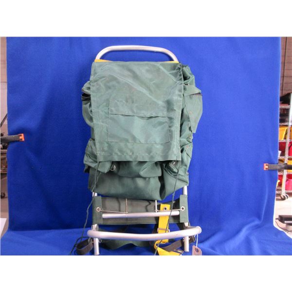 Vintage External Frame Backpack with 2 Compartments