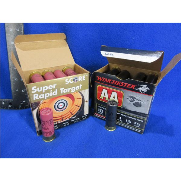 12 Ga. 2 3/4" 7 1/2 Shot Score and Winchester Shotshells