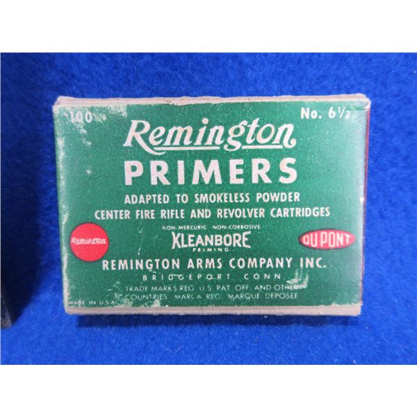 Collector Primers - Remington No. 6 1/2 - Sealed Box of 100