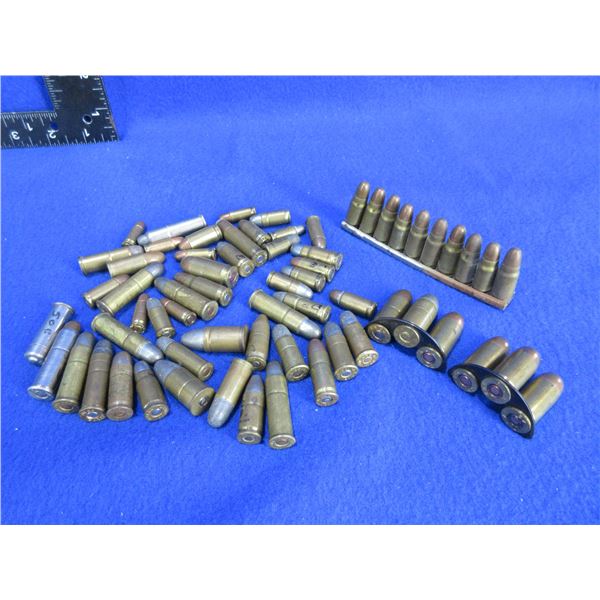 Collector Ammo - 64 Misc. Cartridges + 3 Clips