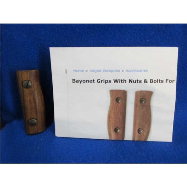 Bayonet Grips with Nuts & Bolts for P1907, P14, P17