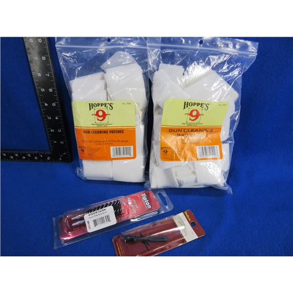 Lot of Misc. - Cleaning Patches, Bore Brushes, Slotted Tip