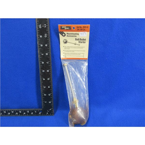 NEW - Uncle Mike's Ball/Bullet Starter .54/.58 Cal.