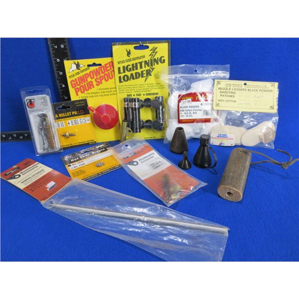 Lot of Misc. Muzzleloading Tools and Cleaning Supplies