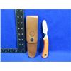 Image 1 : NEW - Knives of Alaska Muskrat Orange with Sheath