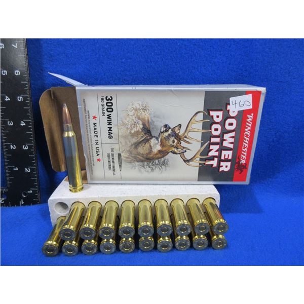 300 Win. Mag 180gr PP Winchester Cartridges - Box of 20