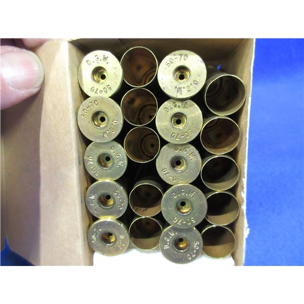 NEW - Brass Only - 50-70 D.G.W. Headstamp Unprimed