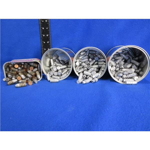 45-70 Lead Bullets - 4 Tubs Assorted