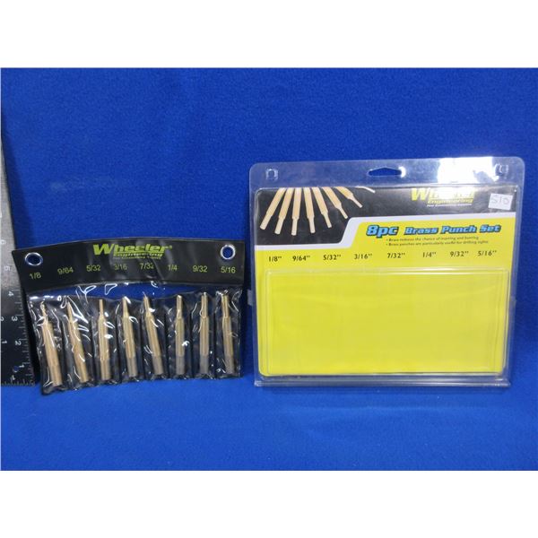Wheeler Engineering 8 Piece Brass Punch Set