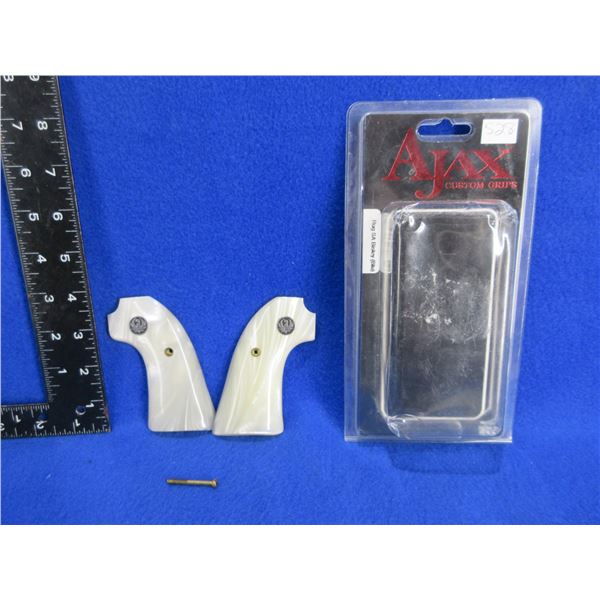 Ajax Ruger SA Bisley Blackhawk # 28 Grips with Screw