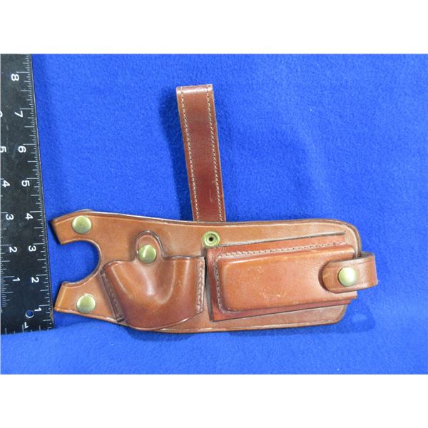 Don Hume Shoulder Holster for Handcuffs & Magazine