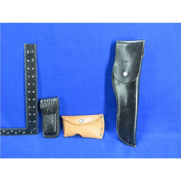 Leather Axe Sheath, Buck Knife Sheath and Mag Carrier