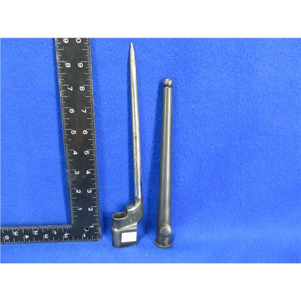 Lee Enfield No. 4 Mk II Spike Bayonet with Sheath