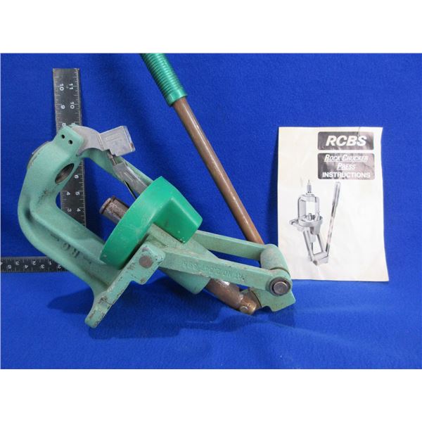 RCBS Rock Chucker Reloading Press with Instructions
