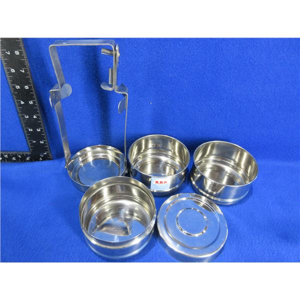 R.R.K. 3 Tier Stainless Steel Tiffin Lunch Box