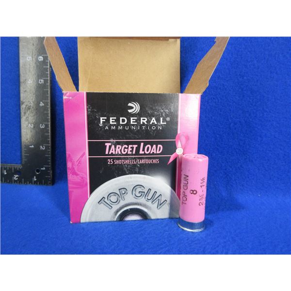 12 Ga. 2 3/4" 8 Shot Target Load Federal Shotshells