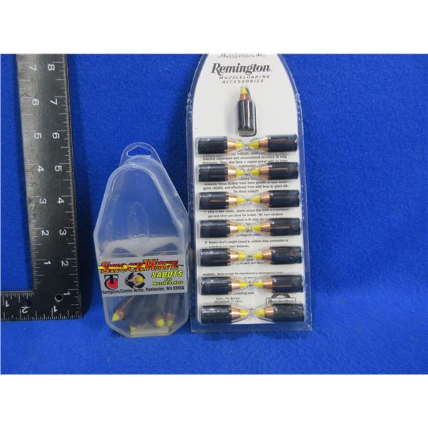 50 Cal. Remington and T/C Sabots - Box of 15, Box of 6