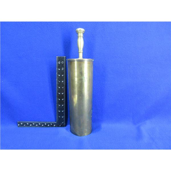 90MM Inert Brass Shell Casing Repurposed as a Bell