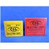 Image 1 : Collector Tins - 2 CIL Blasting Cap Tins - 1 is missing the lid