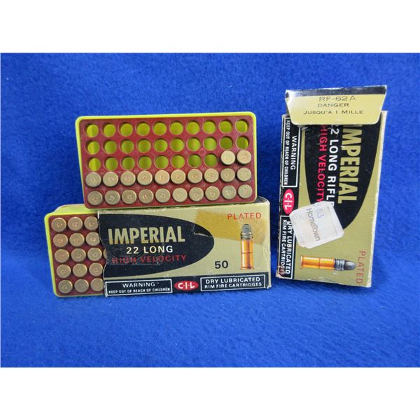 22 LR HV Plated CIL Cartridges -  Box of 50, Box of 22