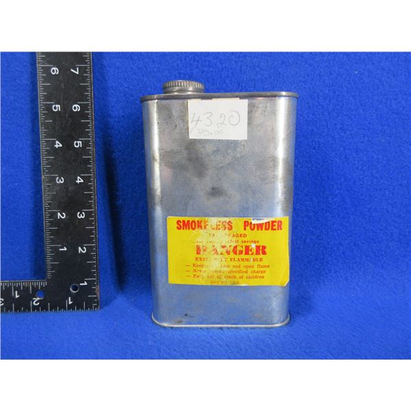 4320 Smokeless Powder - 1 lb Tin Appears Full