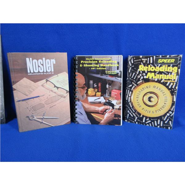 3 Reloading Books - Nosler, Speer, Sinclair International