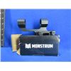 Image 1 : NEW - Monstrum Offset 1" Scope Base and Rings ZR254-B