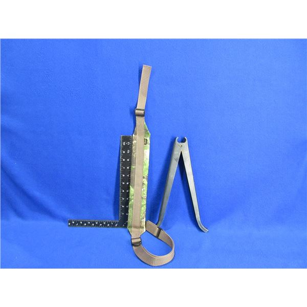 Allen Rifle Sling (No Swivels) and Clamp-On Bipod