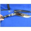 Image 3 : Kukri Knife and Sheath with Utility and Sharpening Knives