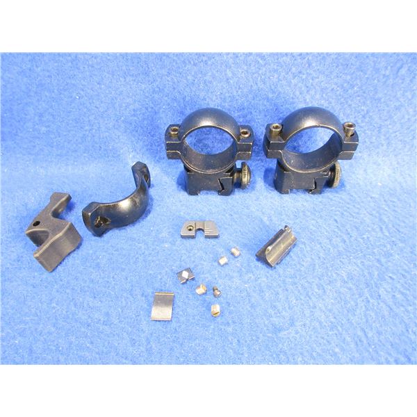 Lot of Misc. - 1" Rings, Front and Rear Sight, Set Screws