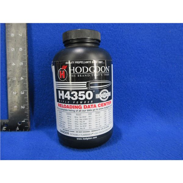Hodgdon H4350 Rifle Powder - Sealed 1 lb Tub