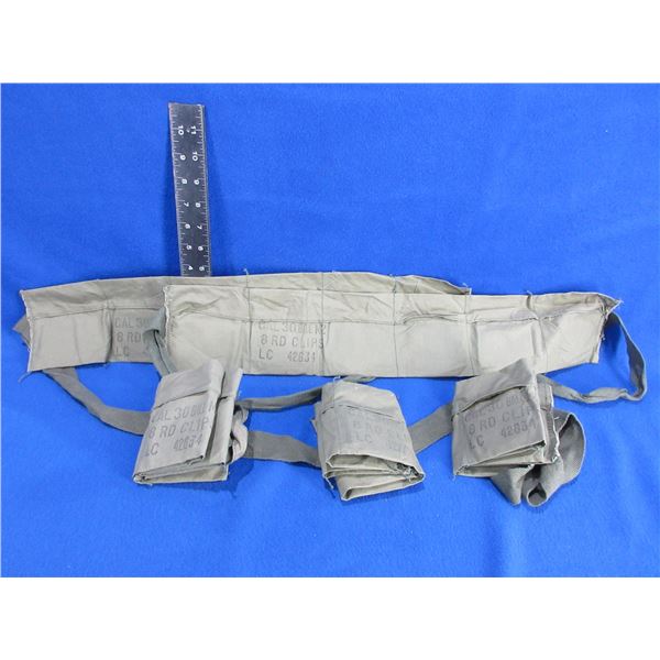 5 - M1 Garand Bandoleers with Cardboard Inserts