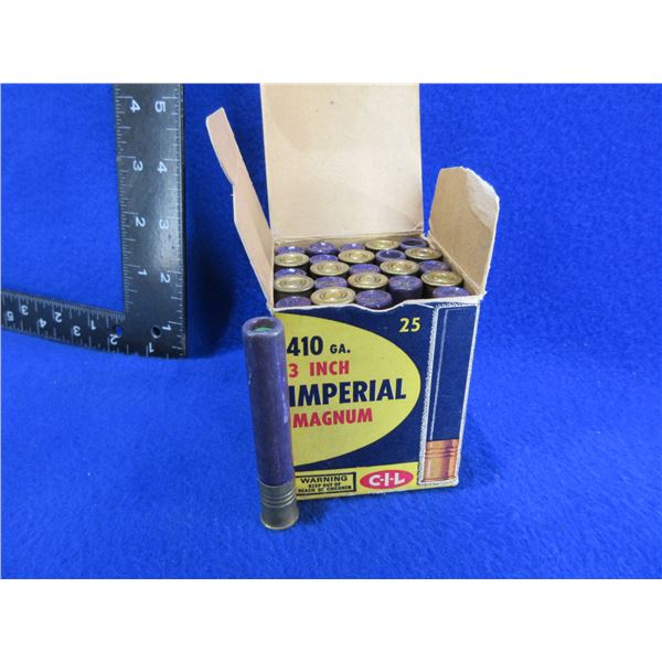 Collector Ammo - 410 Ga. 3" 6 Shot Imperial Shotshells
