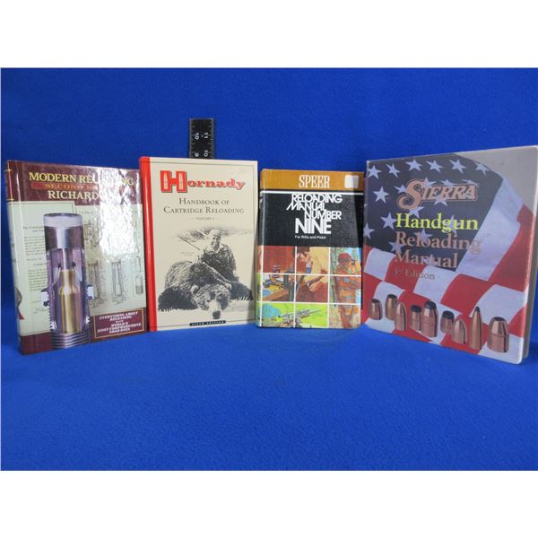 4 Reloading Manuals - Hornady, Speer, Sierra, Richard Lee