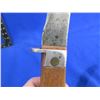 Image 4 : Fixed Blade Knife - 6" Blade - Wood Handle