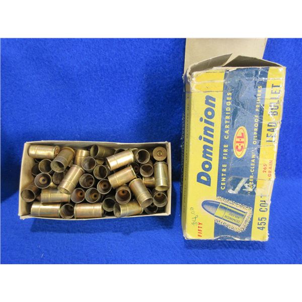 Brass Only - 455 Colt Dominion Headstamp Unprimed