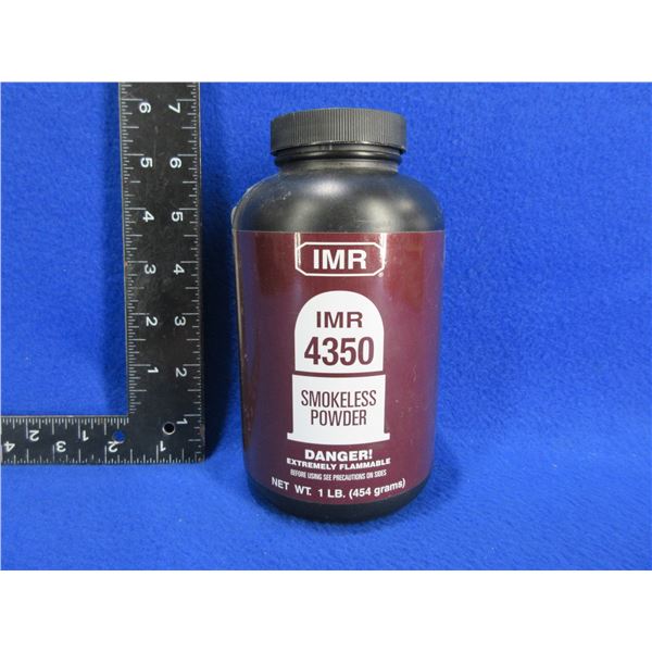 IMR 4350 Smokeless Powder - Sealed 1 lb Tub