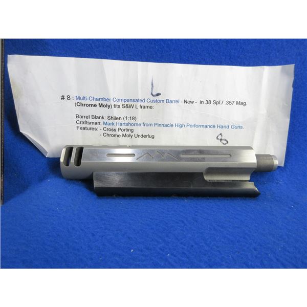 NEW - 38 Spl/357 Mag Multi-Chamber Comp. Custom Barrel