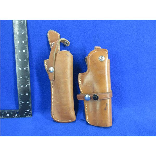 2 Leather Holsters - Right Hand